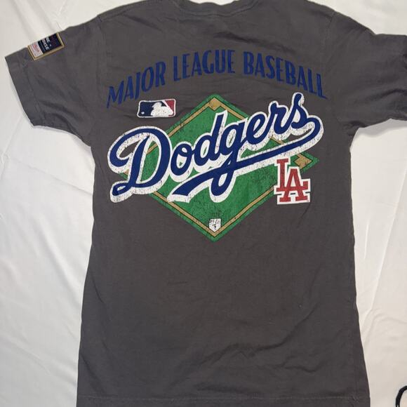 Los Angeles Dodgers MLB Mitchell & Ness Nostalgia Gray T-Shirt Men Small K1260 - Picture 7 of 8